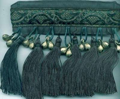 Forest Green with Bells & Tassles