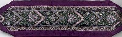 Plain Purple Cloth Collar